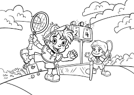 They develop imagination, teach a kid to be accurate and attentive. Tennis Drawing Children Free Image On Pixabay