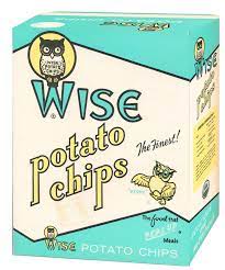 Vintage Box Of Wise Potato Chips Teal Potato Chips Vintage Box Vintage Advertisements