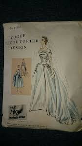 Vogue 1954 Wedding Gown Couturier Design Pattern 814 Bridal Evening Gown 12 Vtg Vogue Bridal In 2020 Wedding Gown Patterns Bolero Dress Wedding Dress Patterns