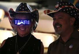 Democrats and Republicans watch for election results