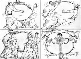 The Fat Boy Diet — casusbelly-it: “The Wrestler” by Warren Davis. ...