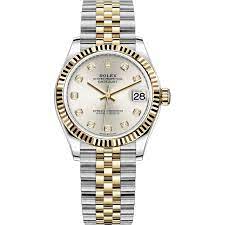 An example is the zeiger men's b006 wristwatch band. Rolex Datejust 31 Stainless Steel And Yellow Gold Silver Diamond Dial Women S Watch M278273 0020 Watchmaxx Com