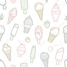 You can allow your kid to take his dog out for a walk after coloring. Cute Pastel Seamless Pattern With Different Types Of Ice Cream Royalty Free Cliparts Vectors And Stock Illustration Image 43359189