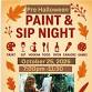 Paint, Sip, Smoke Halloween party event image