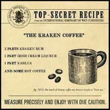 Today's secret recipe from the seminary of wet curiosities, a division of the kraken research. 27 Kraken Recipes Ideas Kraken Rum Rum Recipes Rum Drinks