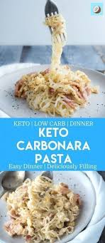Keto Carbonara Pasta Recette Recettes De Cuisine Meilleures Recettes De Pates Recette