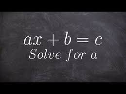 Reverse Order Of Operations Literal Equations Solving Order Of Operations
