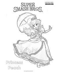 Bowser is considered to be the most successful video game. Princess Peach Super Smash Brothers Coloring Page Super Fun Coloring