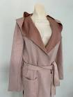 SUEDE LOOK COAT PINK - 2712/626 Zara