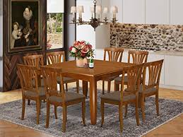 However, the clear answer is that a square 8 seater dining table is the best choice for hosting an even number of guests. Customer Favorite 9 Pc Dining Room Set Dining Table With Leaf And 8 Dinette Chairs Accuweather Shop