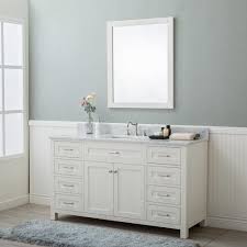 Alya Bath Norwalk 60 In W X 34 2 In H X 22 In D Vanity In White With Marble Vanity Top In White With White Basin He 101 60s W Cwmt In 2020 Single Bathroom Vanity