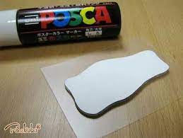 ポスカでプラバンを塗る プラバン デザイン プラバン アクセサリー デザイン プラバン