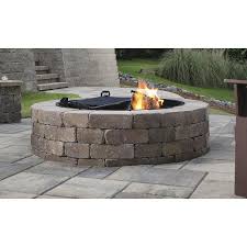 Gallery propane fire pit table diy gas pits. Firepit Kit 43 5 In X 12 5 In Fire Pit Lowes Com Fire Pit Kit Fire Pit Landscaping Fire Pit Backyard