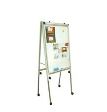 4ft x 3ft flip chart board with roller adjustable faro43