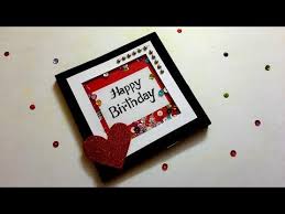 Glitter and gold general greeting birthday card. Special Birthday Card Idea Handmade Birthday Card Idea Tutorial Youtube Special Birthday Cards Handmade Birthday Cards Birthday Cards