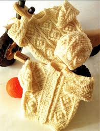 Finest lace, dk, 4 ply, aran. Instant Digital Download Pdf Vintage Knitting Pattern Baby Aran Sweater Cardigan Hat Chest 16 22