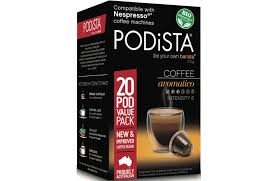 When composted, single serve coffee from compostable pods will reduce total greenhouse gas emissions by 140,000 tonnes worldwide. Podista 200059 Aromatico Coffee Pods 20pk At The Good Guys