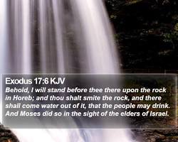 Image of Water from the Rock Bible KJV