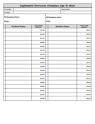 Free printable student attendance sheet, a very useful for every teacher to track and keep record of students attendance to classroom. Attendance Sheet Template Free Download Create Edit Fill And Print Wondershare Pdfelement