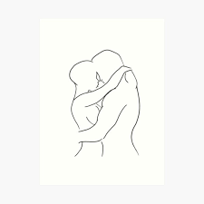 Are you looking for the best images of couple drawing? Couple Outline Wall Art Redbubble