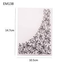 Explore our range of quality card making paper and card stock, available in a range of colours, patterns and thicknesses so you can find the perfect type for your hobby. 15x15cm Kwellam Flowers Leaves Corner Frame Plastic Embossing Folders For Card Making Scrapbooking And Other Paper Crafts Arts Crafts Sewing Paper Paper Crafts Fcteutonia05 De