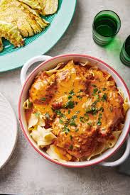 Chicken Paprikash Recipe Classic Hungarian Dish The Mom 100 In 2020 Chicken Dishes Recipes Chicken Paprikash Crushed Tomato Recipe