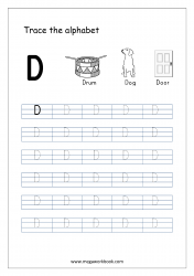 tracing letters alphabet tracing capital letters letter tracing worksheets free printables megaworkbook