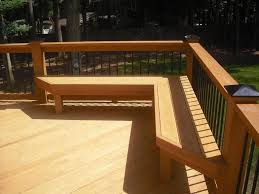 If you decide to build the bench perpendicular to joists, the length. 10 Deck Railings Ideas Deck Seating Building A Deck Deck Railings