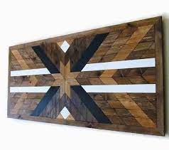 Reclaimed Wood Art Geometric Wood Art Western By Lakefrontwoods Reclaimed Wood Art Reclaimed Wood Wall Art Western Wall Art