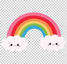 Rainbow Cartoon Drawing Png Cartoon Clip Art Cloud Clouds Color Rainbow Drawing Rainbow Cartoon Rainbow Png