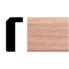 7 8 In X 1 11 16 In X 8 Ft Oak Counter Trim Moulding 33628 The Home Depot Red Oak Hardwood Molding And Millwork Oak