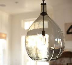 Clift Oversized Glass Pendant Seeded Glass Pendant Glass Pendant Light Handblown Glass Pendant