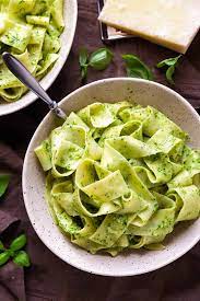 Pappardelle With Creamy Ricotta Pesto Foodtasia Recipe Pesto Pappardelle Pappardelle Pasta