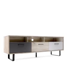 Hinter den fächern der beiden klappen befindet sich ausreichend stauraum für mehrere dv. Tv Schrank Weiss Eiche Tv Board Cortina Weiss Eiche Altholz Nachbildung Entdecke 5 Anzeigen Fur Tv Schrank Eiche Geolt Zu Bestpreisen Annalisa Lockhart