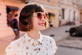 By cutting the hair back, you're creating a slight angle where the back is shorter than the front. Impressive Short Bob Hairstyles To Try Lovehairstyles Com