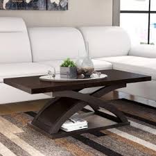 Carden grey coffee table with 2 drawers. Espresso Wood Coffee Tables You Ll Love In 2021 Wayfair