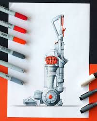 Industrial Designer On Instagram Ofcourse I Have To Draw A Dyson As A Product Designer Dyson Industrial Design Industrial Design Sketch Design