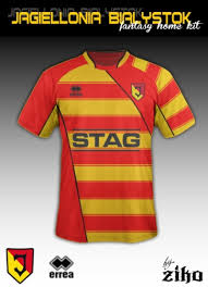 Minucie po bardzo ładnym trafieniu maciej. Polish Ekstraklasa Fantasy Kits Concepts Jagiellonia Bialystok
