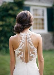 Elegant Intimate Outdoor Backyard Wedding In Wisconsin Wedding Dress Backs Illusion Wedding Dress Backyard Wedding Dresses