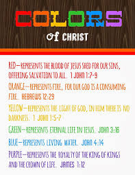 colors of christ meanings free printable detail oriented