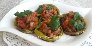patlican yataginda et sote yemek patlican sebzeler