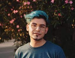 He has dark blue hair that can appear black. 12 Blue Hairstyles For Men 2021 Hottest Trends Hairstylecamp