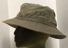 Genuine Cc Filson Waxed Canvas Bucket Hat Men S Size Medium Made Seattle Usa Ebay Hats For Men Filson Waxed Canvas