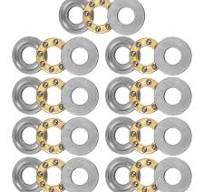 Thrust Ball Bearings Uxcell F6-12M 6x12x4.5mm Chrome Steel Single Direction  2pcs 6mm Bearings