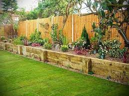 Planter Box Along West Fence Line Behind Playground And Trampoline Area Backyard Backyard Landscaping Diy Backyard