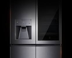 Lg Signature Smart Refrigerator Connected With Webos And Amazon Alexa Smart Fridge Amazon Alexa Locker Storage