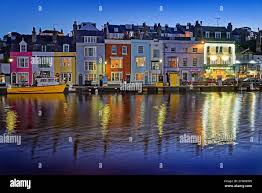 Weymouth harbour night hi-res stock photography and images - Alamy