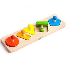 bajo figures sorting board holzspielzeug baby kinder hande puzzle
