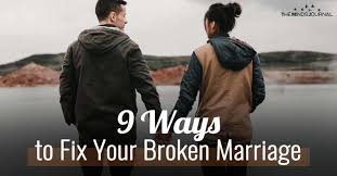Apologize and accept your spouse's apology. How To Fix Your Broken Marriage 9 Helpful Ways