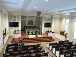 Church Interiors Inc Renovation Of First Baptist Church Cleveland Ms The Project Include Escenario De Iglesia Fachadas De Iglesias